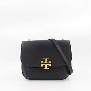 Tory Burch Eleanor Slim Saddlebag Black OS